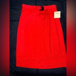 Dana Buchman Red Pencil Skirt NWT – Classic Belted Career Chic (sz 14)
